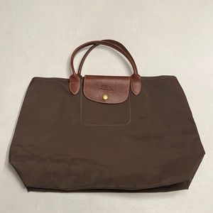Longchamp Olive Green Shoulder Bag
